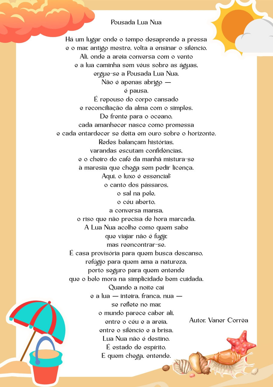 Poesia Pousada Lua Nua